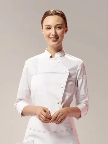 Kuchnia kucharz ubrania robocze Hotel kobieta kucharz kostium zachodnia restauracja kelner kurtka robocza kawiarnia piekarnia gotowanie jednolite