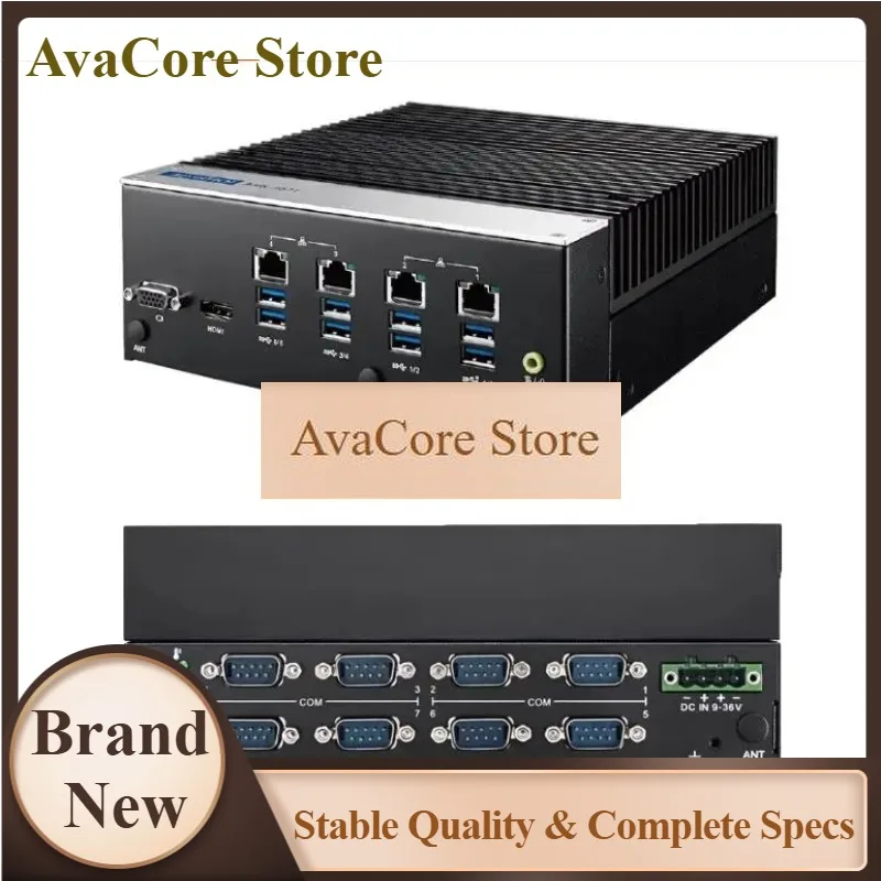 AvaCoreARK-3531 Fanless Embedded Industrial Computer Mini Industrial 8th/9th Gen Core™ I3/i5/i7/i9 LGA1151 Box PC Input 9-36VDC