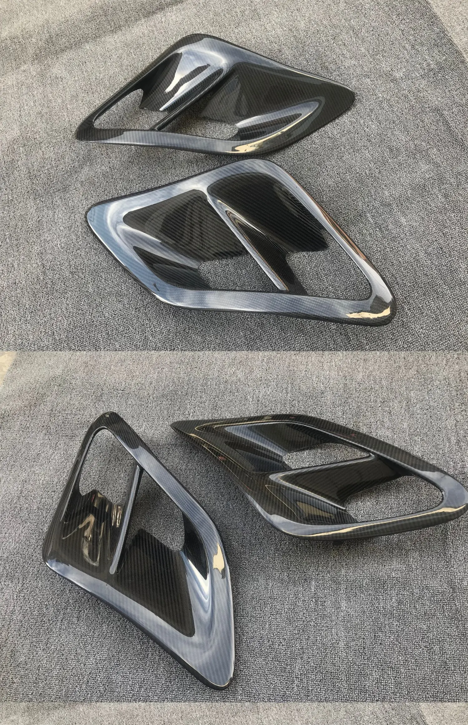 Fit for Porsche 997 carbon fiber modified fender air vent for the rear air vent of the 2004-2005 911 model year