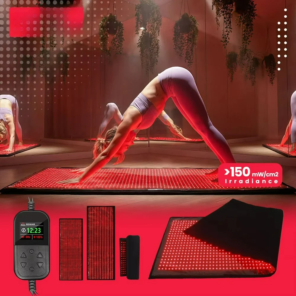 Factory Price Led Therapy Yoga Mat Schenzhen Red Light Therapy Pad Red Infared Light Therapy Mat Original Factory