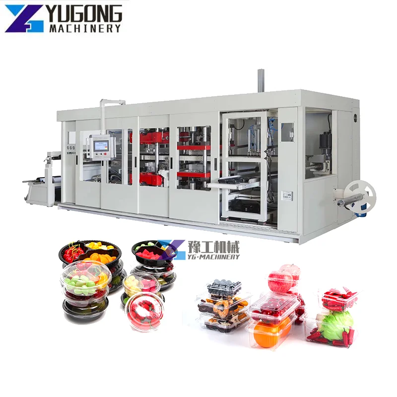 Disposable Plastic Cup Trays Bowl Making Machine 5mm Thick Plastic Product Cups Bowl Making Thermoforming Machinery