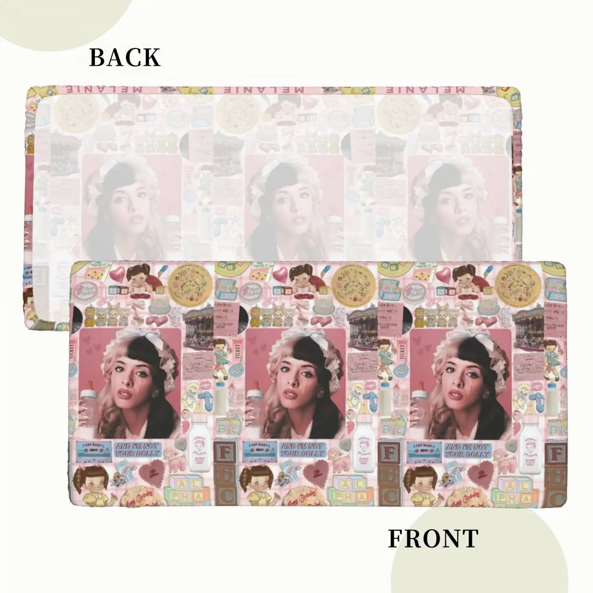 Melanie Martinez Product Customized Rectangular Tablecloth Waterproof Table Cover for Festival Party Decorations Table Cloth