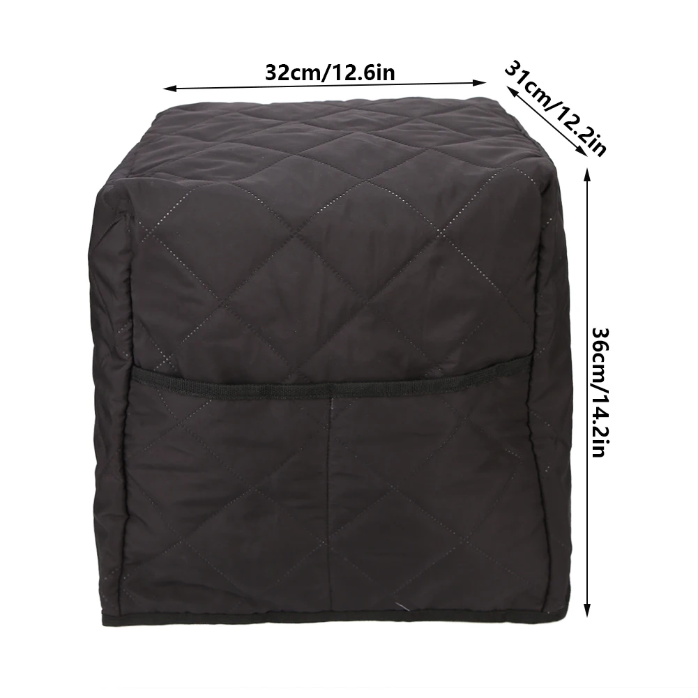 Soft Cotton Coffee Machine Cover Coffee Maker Household Appliance Black Protective Dust Covers