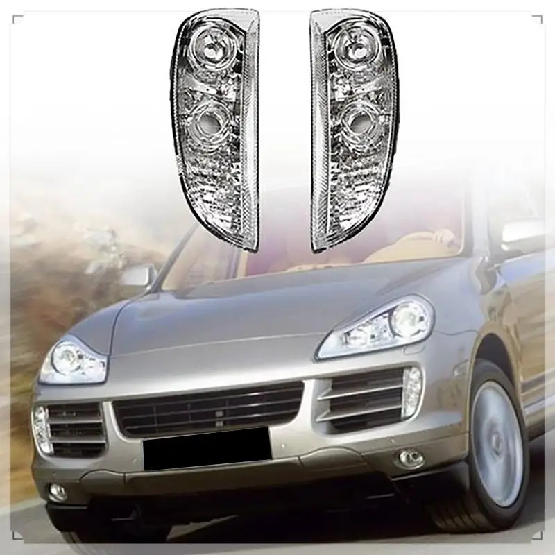 المصد الأمامي للسيارة DRL بدوره إشارة الضباب الخفيف مصباح صالح ل- كايين 2007 2008 2009 2010