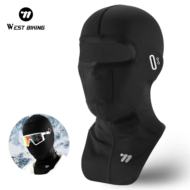 

WEST BIKING Balaclava Windproof Cycling Cap Full Face Mask Men Women Headwear For Motorcycle Cycling Winter Outdoor Sports Hat