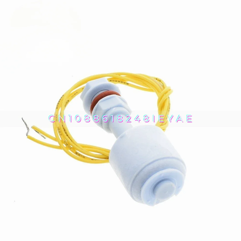 Interruptor de nivel de líquido con interruptor de flotador pequeño de plástico PP, nivel de agua, Sensor de nivel de líquido, ácido anticorrosión
