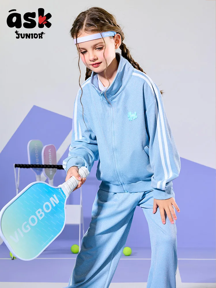 اسأل جونيور بنات الربيع سستة سترة سترة مستقيمة السراويل السراويل قطعتين مجموعة