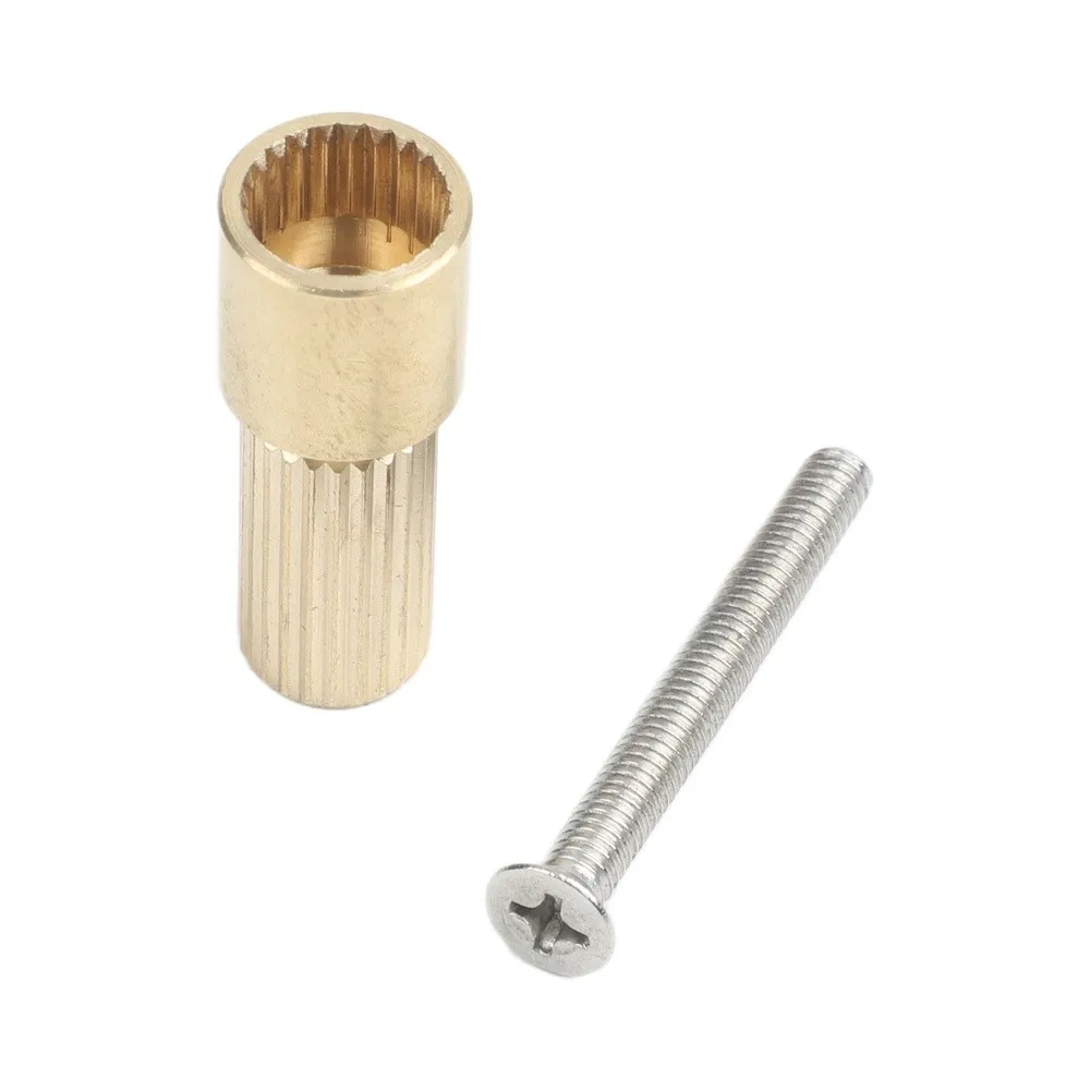 Extension Rod for Faucet Valve Core Made of Solid Brass Designed to Fit 9.6mm Diameter 24-Tooth Internal Threads