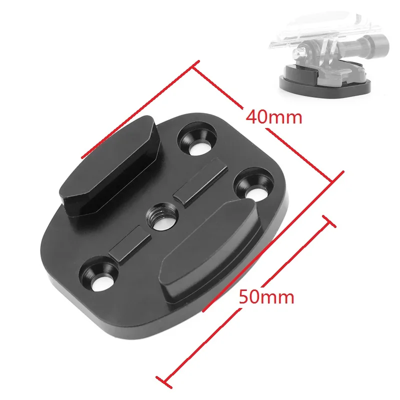 Aluminium Quick Release Stativ Montieren, schnalle Basis Sport Kamera Interface Adapter für Gopro Hero 8  6 Yi4K Vlog Zubeh