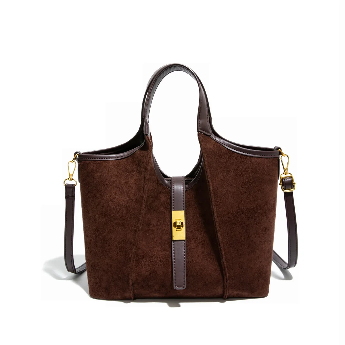 

New Autumn and Winter Fashion Shouldebag Large-Capacity Leather Women's Bag Niche Tote Bag Korean Style Simple femina bag