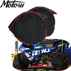 17inch Motorcycle Thicken Tire Warmer Fasten Heating Windstop Tyre Cover Polar Fleece Windbreak Keep Warm