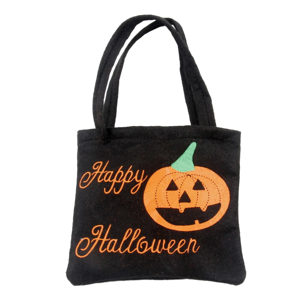 

Candy Tote Bags Large Capacity Halloween Bags Kids Lightweight Candy Bag Handles DIY Decor Party Supplies