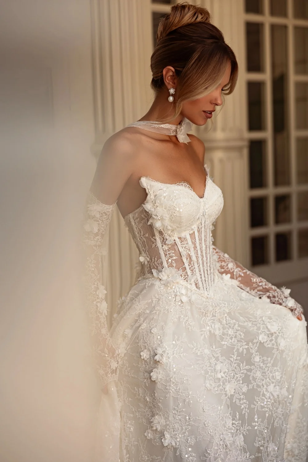 Robe De Novia Encaje une ligne robe De mariée Abiti Da Sposa Sartoriali Minimalista Elegante 2025 blanc Corset Vintage Boda Civil