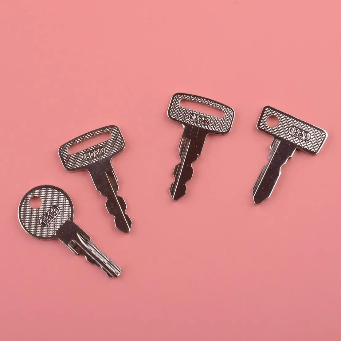 4Pcs Ignition Key Set Silver Fit for E-Z-GO Yamaha Golf Cart PTV Club Car Ds/Precedent Gas/Electric 1920 1919 8002 1922 Model