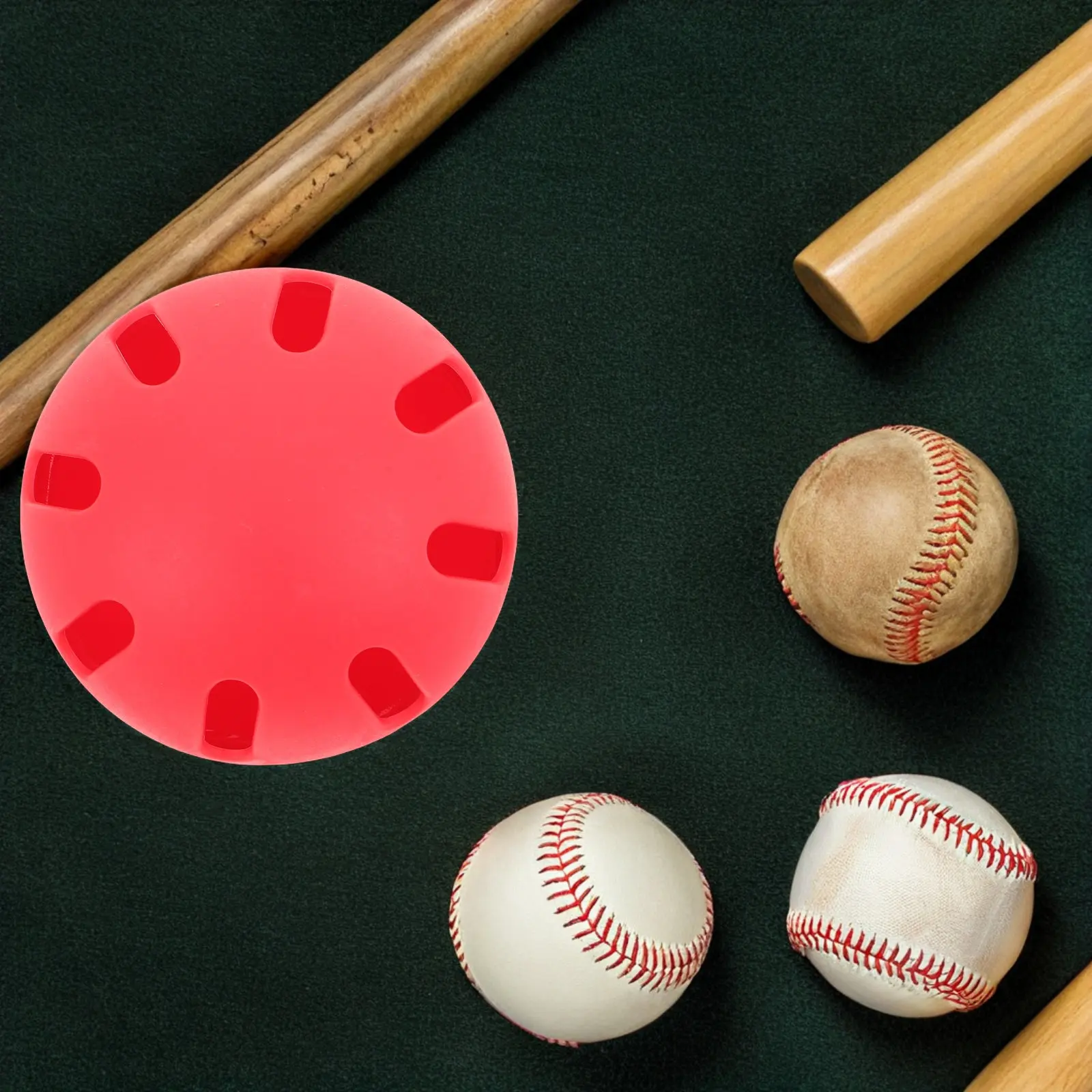 8Pcs Training Baseballs Soft Eva Hollow Design Standard Size Perforated Aerodynamic Flight for Youth Indoor Outdoor Practice