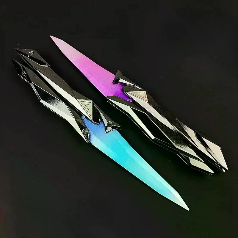 Shooter Foldable Butterfly Blade 3D Engraved Collectible Portable Melee Gear For Cosplay/Gaming Accesso Tactical