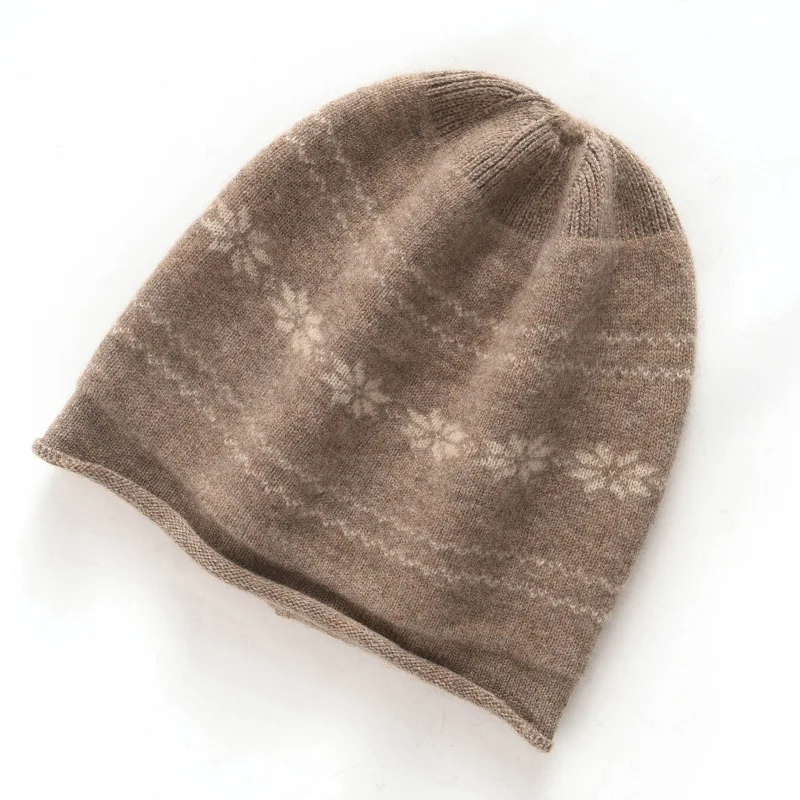 

Winter Hat For Women/Men 100%Quality Cashmere Beanie Cap Unisex Outdoor Casual Solid Knitted Hats Warm Soft SkullCap