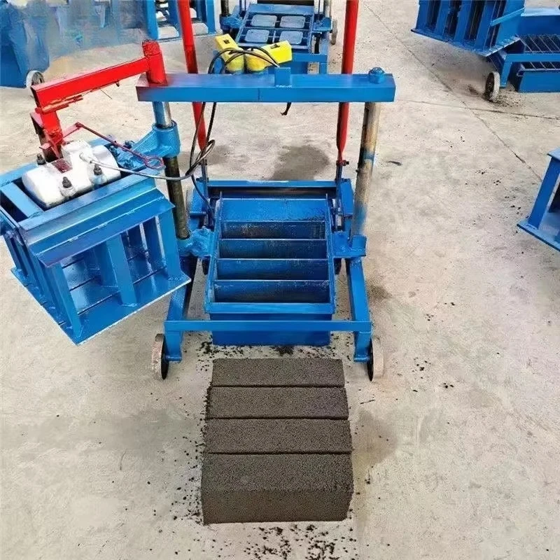 Manual Concrete Cement Block Brick Making Machine Price Hollow Concrete Block Brick Maker Machine for Sale