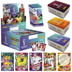 2022 Panini Voetbal Ster Kaart Box Copa del Mundo de Qatar Voetbal Ster Collectie Messi Ronaldo Voetballer Limited Fan Cards Box Set