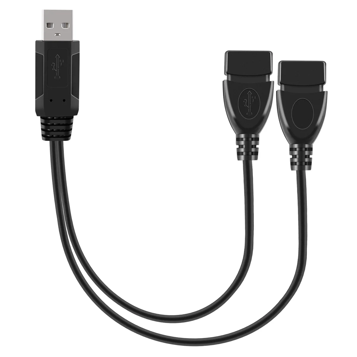 【em estoque】 USB 2.0A Macho auf 2 Dual USB Fêmea Jack Y Splitter Verteiler Adaptador Kabel