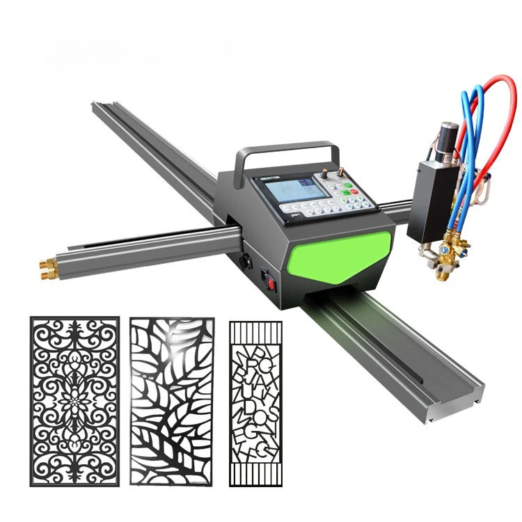 1300x2500mm Portable Mini CNC Plasma Cutting Machine  Cross Bow Gantry with Stepper Motor Core Components, Including Bearings