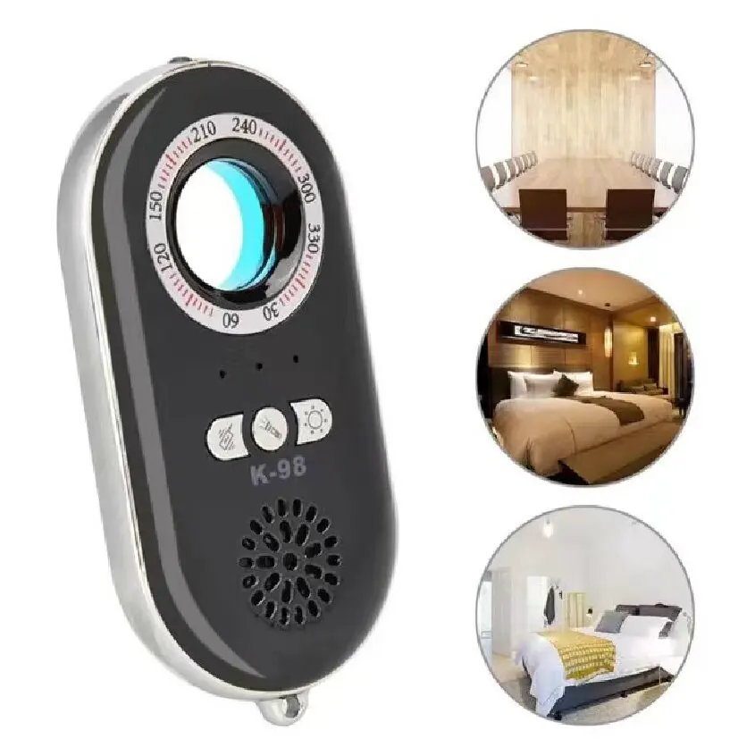 Portable Camera Detector Hotel Anti Stealth Camera Artifact Infrared Scanning Travel Anti theft Vibration Alarm Detector