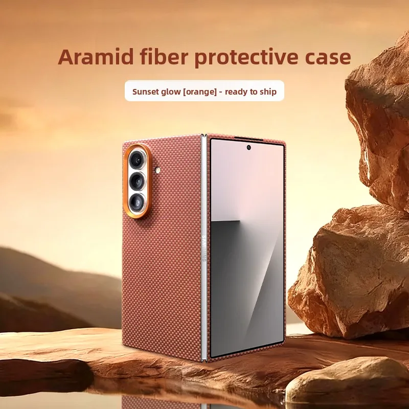 

Чехол Z Fold7, арамидный магнитный чехол из углеродного волокна для Samsung Galaxy Z Fold 7, чехол, аксессуары для мобильных телефонов Magsafe