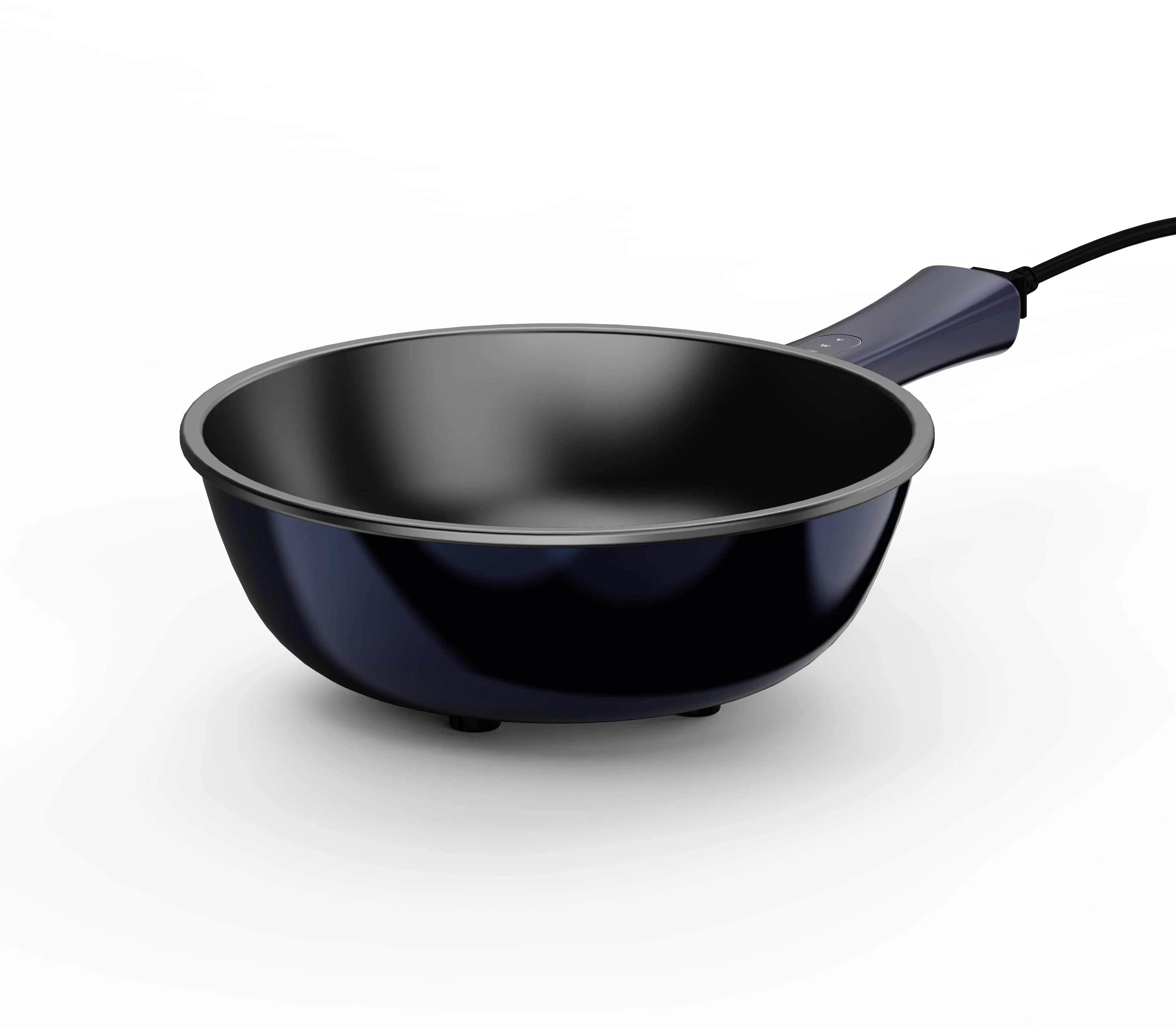 Popular  Skillets Non Stick Wok With Tempered Glass Lid Aluminum For Sale Electric Pan Cooker