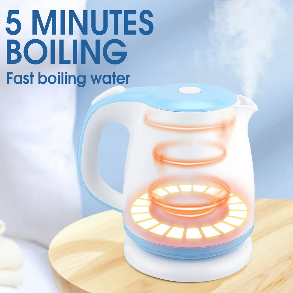 Household 1L Electric Kettle Small Hot Water Coffee Tea Pot - 1200W Automatic Power-off, Constant Temperature Function
