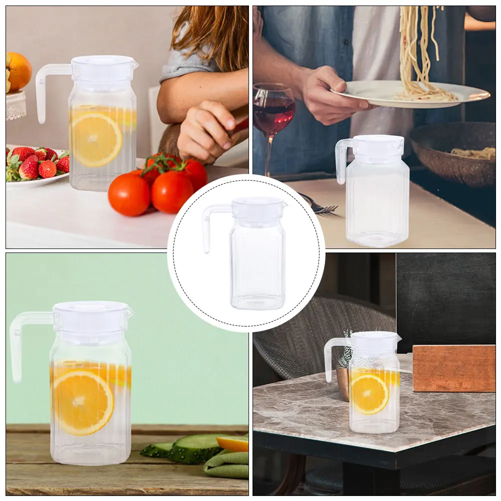 

1Pc Durable Plastic Water Kettle Exquisite Cold Water Jug Perfect for Tea and Juice