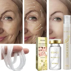 Collageen Proteïne Draad Instant Rimpel Verwijderaar Serum Set Lifting Verstevigende Oplosbare Gezichtsvuller Anti-Aging Huidverzorging