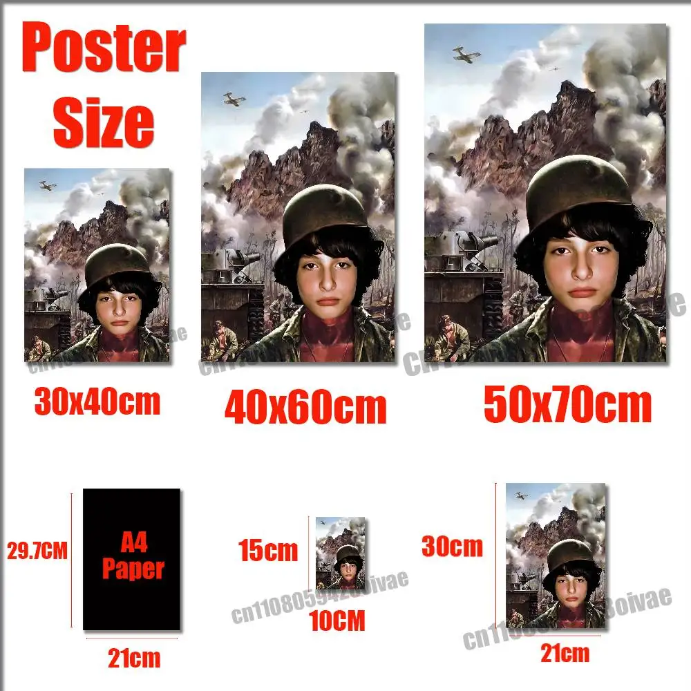 F-Finn Wolfhard Poster Sticker For Home Decoration 10x15cm Self-adhesive Souvenirs Playbill Cover