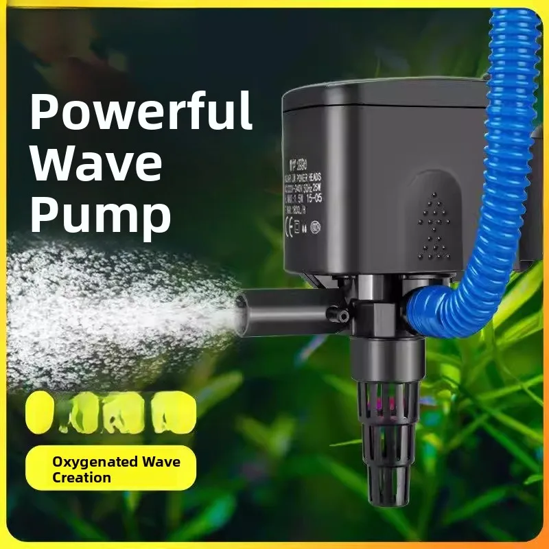 

Ультратихий кислородный насос для аквариума, фильтр-оксигенатор три в одном, погружной водяной насос, оборудование для аквариума, бесшумный и эффективный.