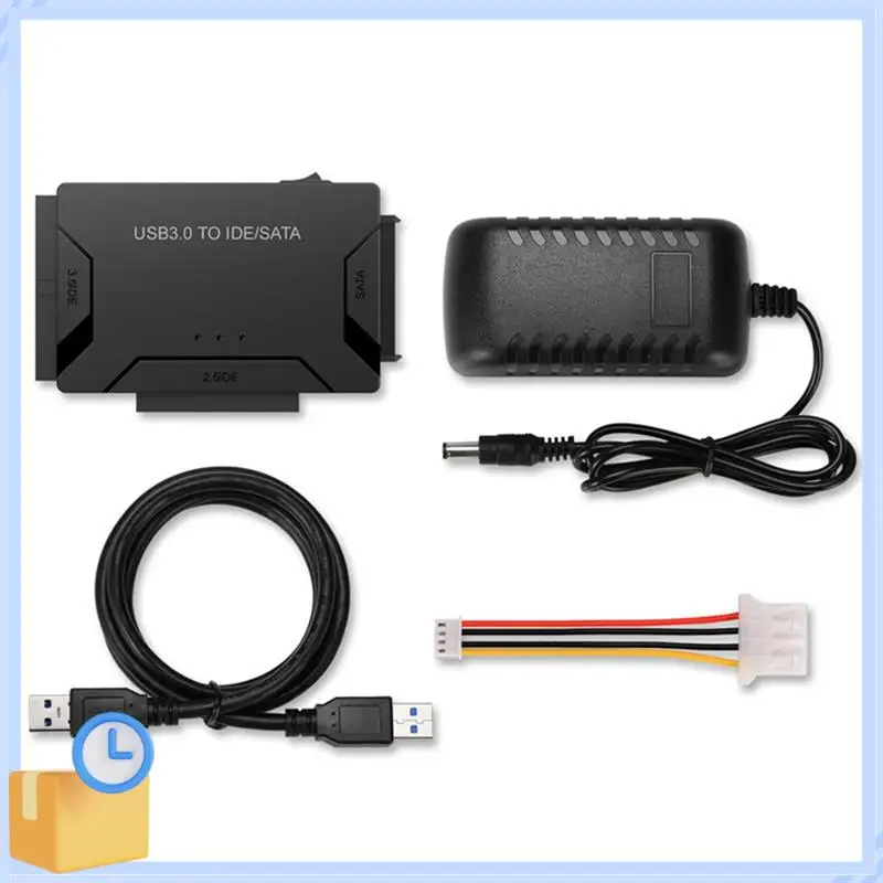 Popular USB3.0 Hard Drive Adapter, 3-Way USB3.0 To SATA/IDE Easy Drive Cable, Multi-Function Easy Drive Cable, 1 Set ABS US-Plug