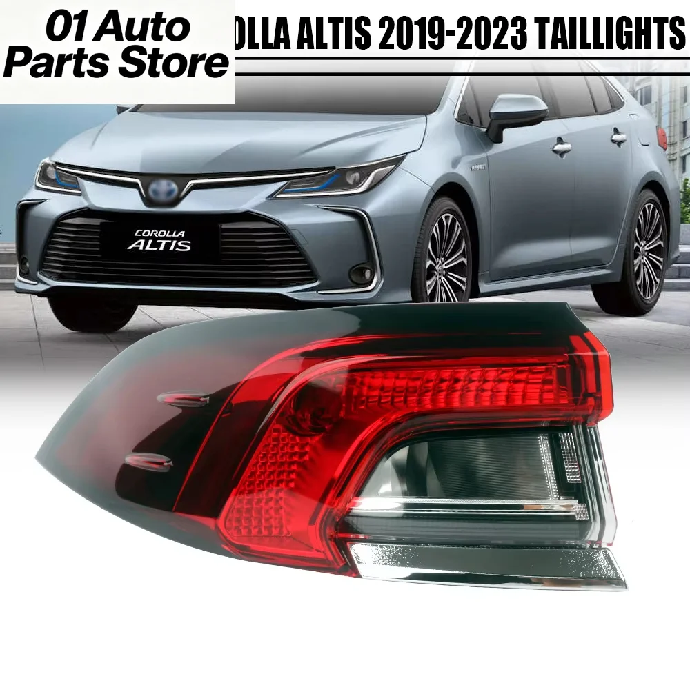 Left/Right Side Tail Lamp FOR TOYOTA COROLLA ALTIS 2019 2020 2021 2022 2023 Rear Tail Light Brake Lamp with
