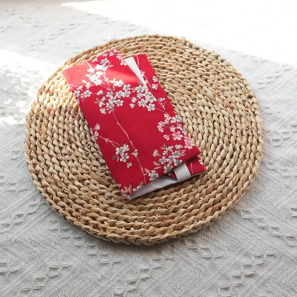 A5 A6 Wochen Rot Lila Blume Notebook Cover Planer Fall Cover Schutzhülle Journal Cover Schutz Büro Schreibwaren – Detail 4