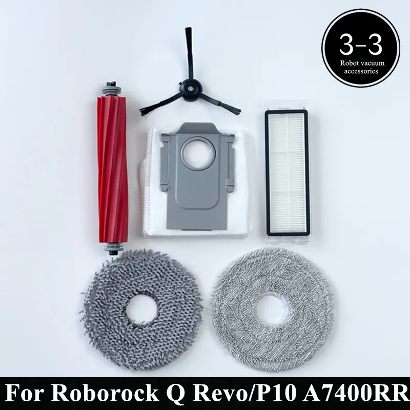 Accessoires de boîte à poussière d'origine pour Robrocok Qrevo, poubelle pour aspirateur robot Roborock P10, pièces de rechange