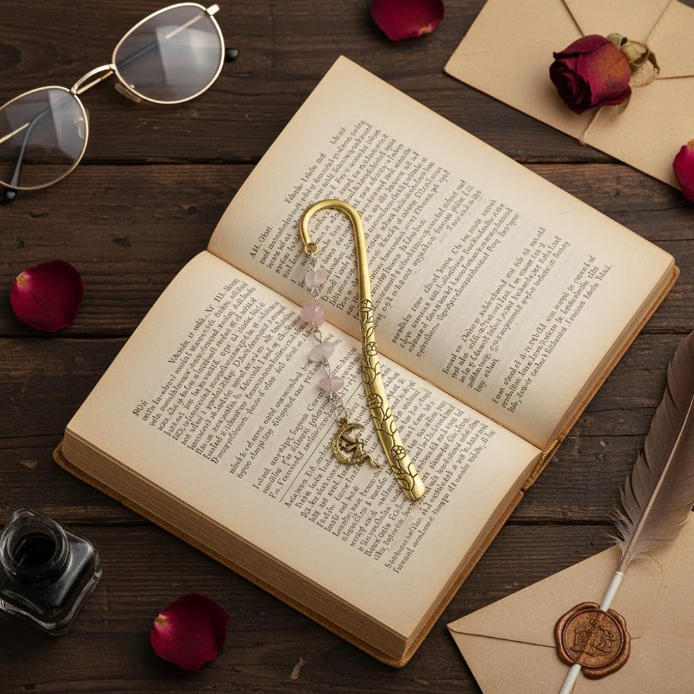 Винтажные металлические заклад – обзор и цена Resin Art Bookmark