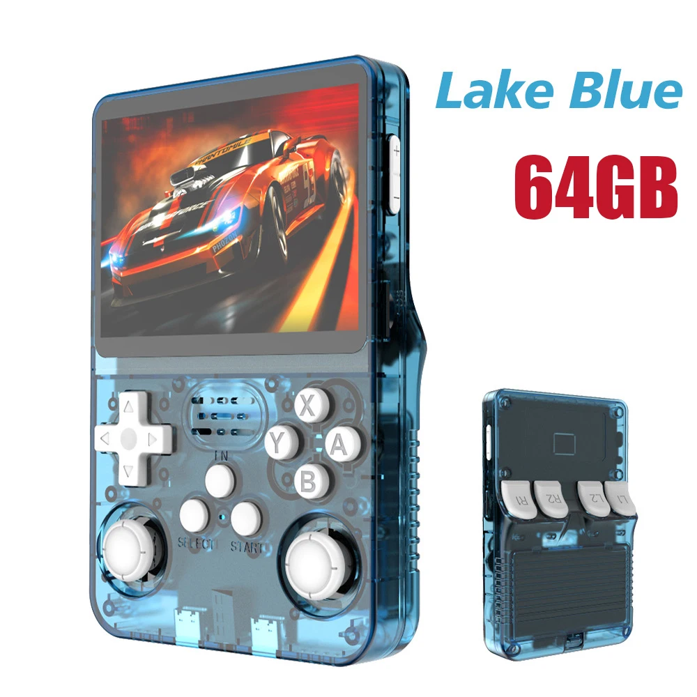 Open Source R36S Retro Handheld Video Game Console Linux Systeem 3,5 Inch IPS Scherm Draagbare Pocket Video Player 64GB 128G Games - afbeelding 1