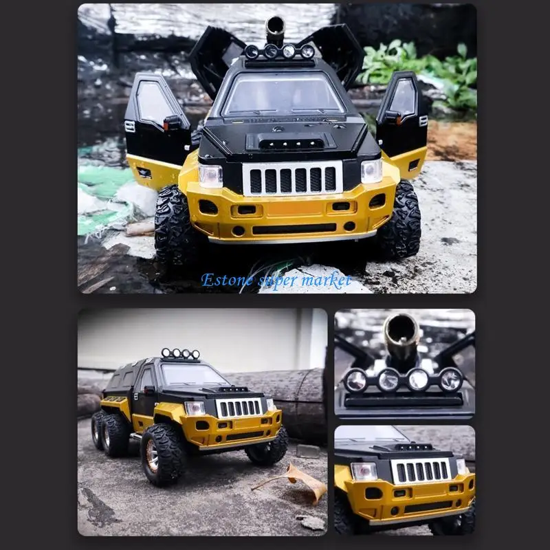 

090b 1/24 Отвракайте модель автомобиля Мини -автомобиль игрушечный сплав с аварийной инерционной игрушкой подарки инерция