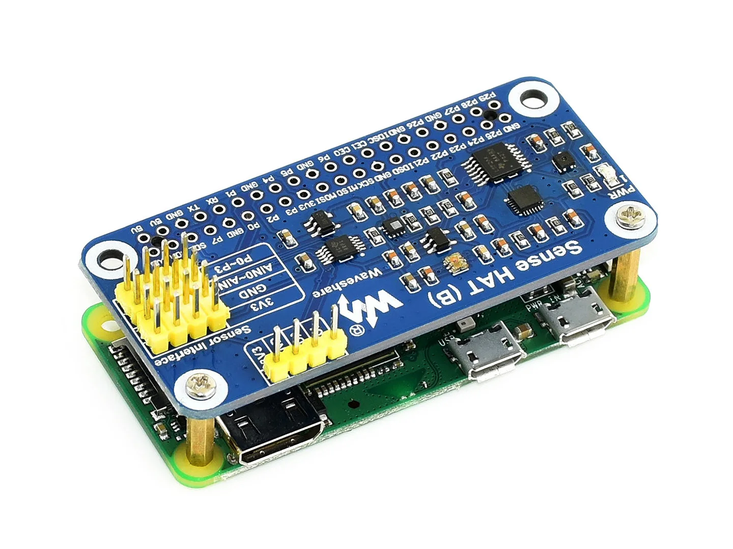 SGP40 VOC-sensor, digitale SGP40 VOC (volatile organische verbindingen) gassensor, I2C-bus, ondersteunt kaarten uit de Raspberry Pi-serie