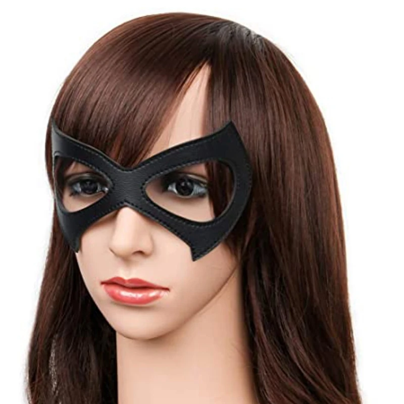 Masque pour les yeux rouge et noir pour hommes, lunettes de soirée à thème, accessoires de cosplay, masque Tim ade, décor de robe