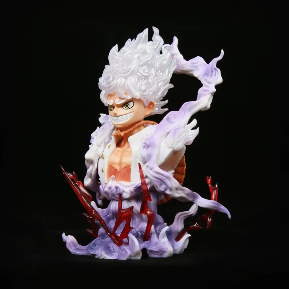 Figura de acción coleccionable de PVC de Monkey·D·Luffy GK Sun God Nikka de One Piece, 17 cm