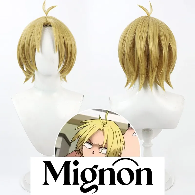 

Sakamoto Days Asakura Shin парик для косплея золотисто-желтый короткий головной убор подарок на Хэллоуин