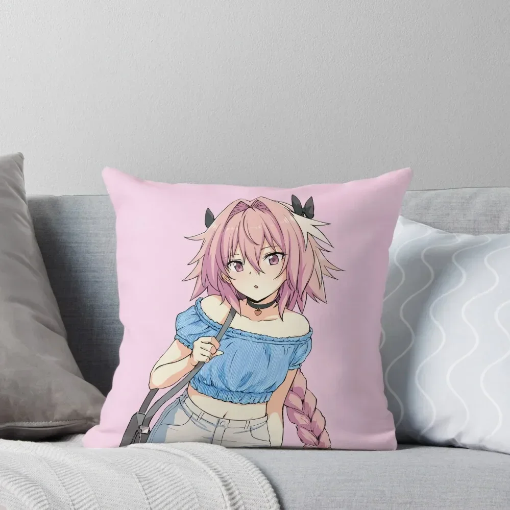 Astolfo Fate Grand Order Throw Pillow ornamental pillows for living room anime girl pillow