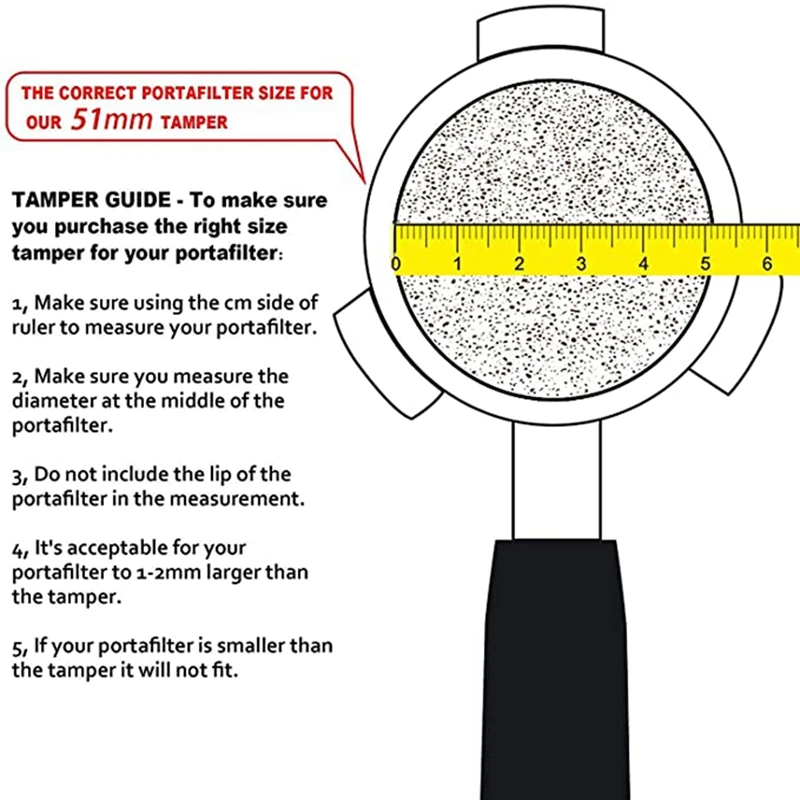 Martillo de polvo de compactador de café, distribuidor de café con mango de nogal para compactador de café y Espresso, nuevo