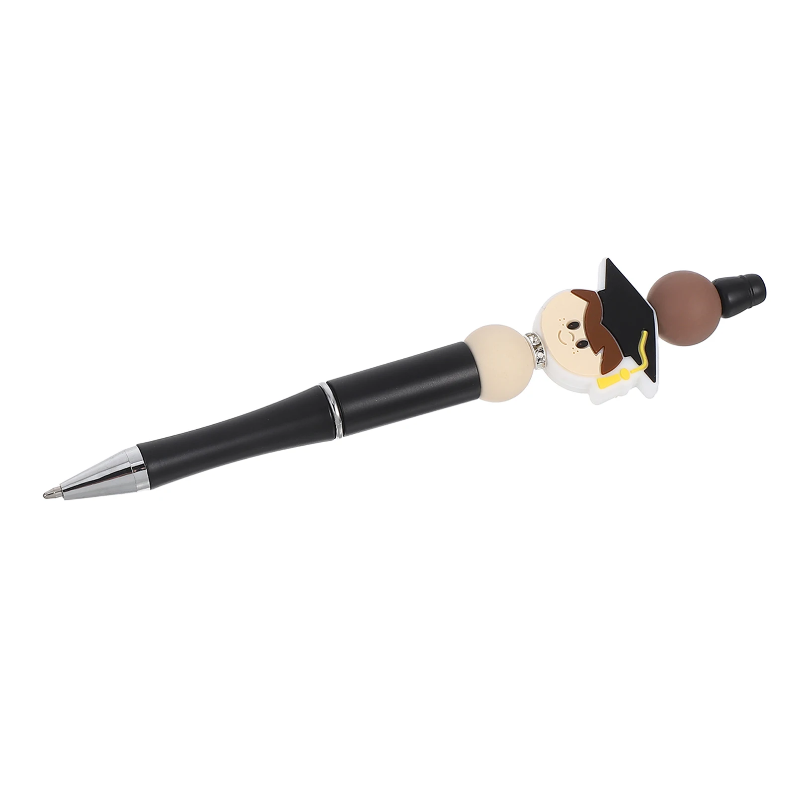 

Beaded Ballpoint Graduation Cap Design Pens For Men Comfortable Grip Student Present Desk Collection Writing Tools