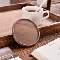 Tea Coasters for Coffee Wooden Coasters for Drinks Bottom for Drinking Cup Cup Coaster Wood Bottom for Pussy