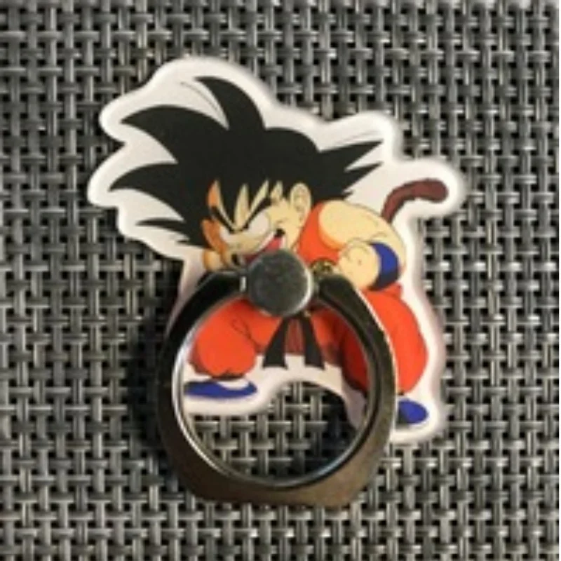Kawaii Anime Dragon Ball Creative New Cartoon Ring Buckle Bracket Figure Cute Lazy Cell Phone Ring Bracket Cute 3D Bracket Gifts