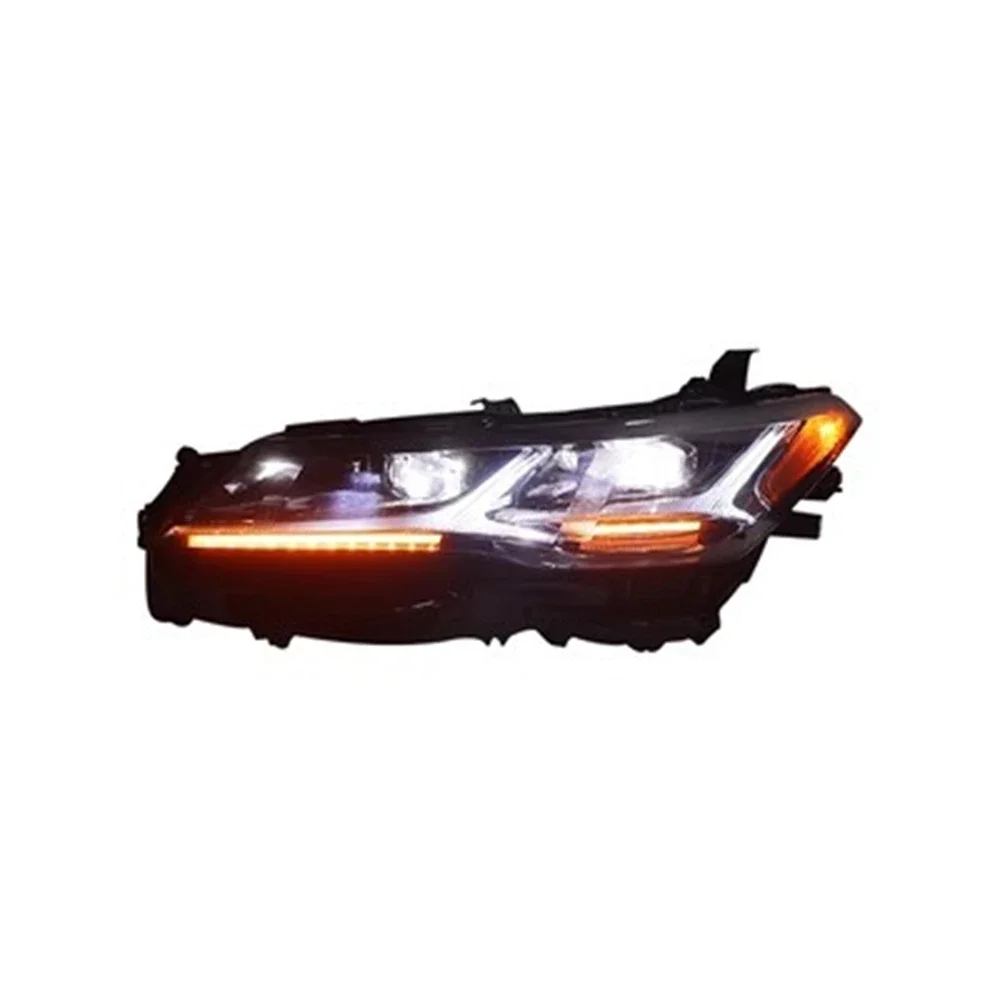 سيارة led المصباح الأمامي مجموعة مصابيح أمامية ل 19-22 تويوتا أفالون DRL النهار تشغيل ضوء بدوره إشارة 2 قطعة